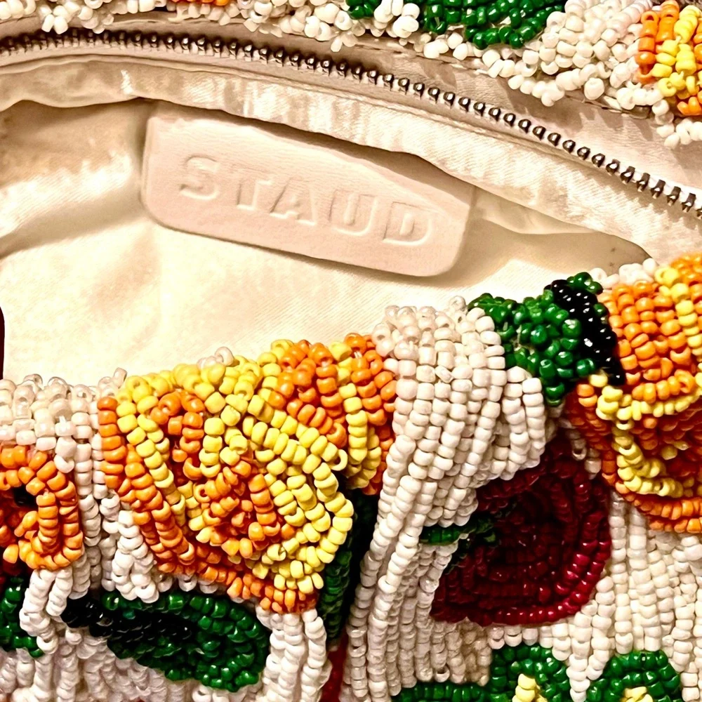 🌺🎉HP🎉🌺 NWT Staud Beaded Bean Bag Fruit Salad - Picture 16 of 16